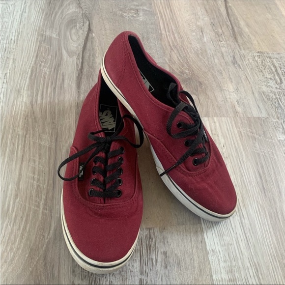 Maroon Skater Vans - Picture 2 of 11